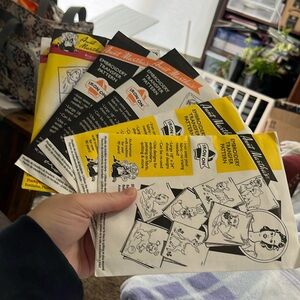 New, Set of 6, Cross Stitch, Embroidery, Iron On, Patterns, Yellow, White